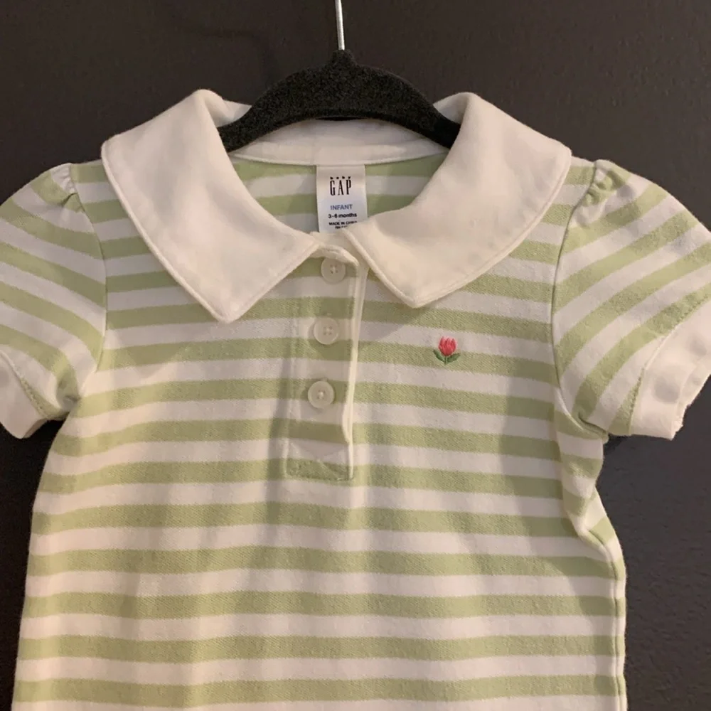 Gap striped shirt size 3-6 months